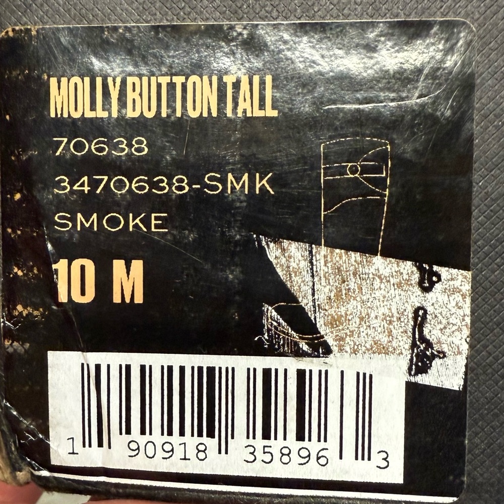 Molly Button Tall Boots - Smoke